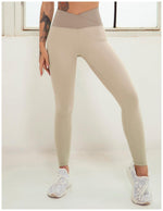 Block-color Criss Cross Legging - Moby - Mayzia