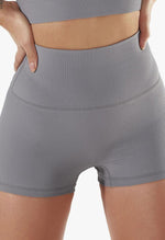 Butt Lift Ribbed Elastic Shorts - Breathe - Mayzia