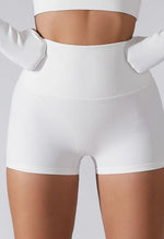 Butt Lift Ribbed Elastic Shorts - Breathe - Mayzia