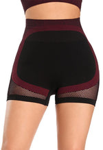 Contrast Mesh Seamless Shorts - Mayzia