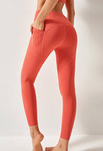 Contrast Pocket Tummy Control Legging - Mayzia