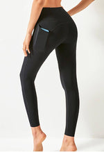 Contrast Pocket Tummy Control Legging - Mayzia