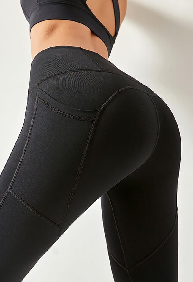 Contrast Pocket Tummy Control Legging Mayzia