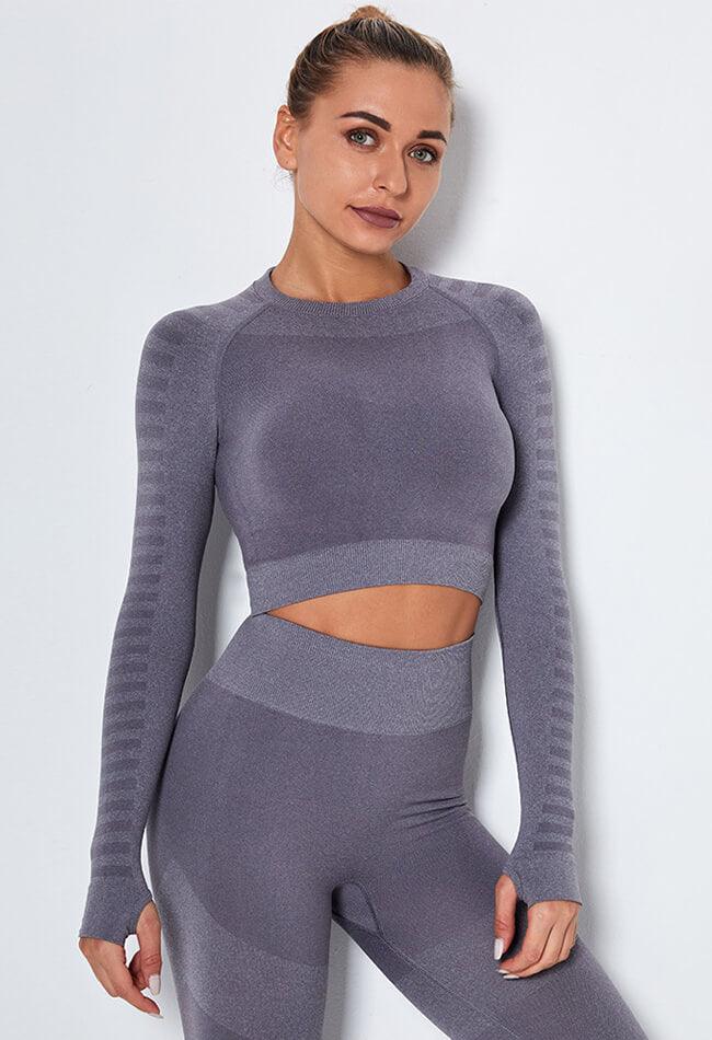 Demand Seamless Sleeved Top - Mayzia