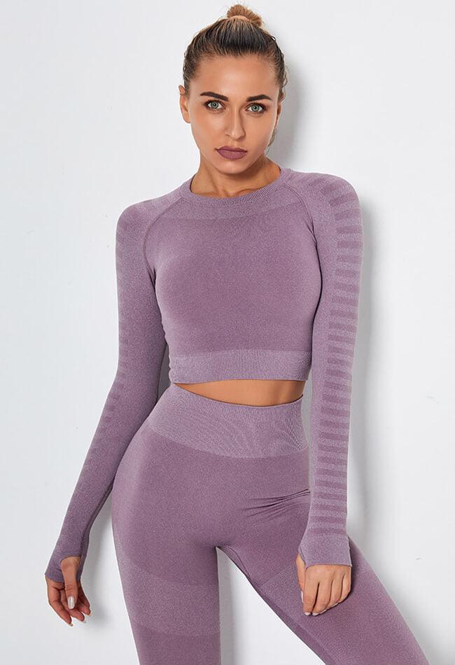 Demand Seamless Sleeved Top - Mayzia