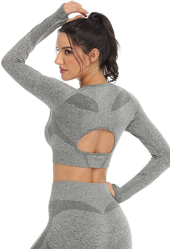 Dreamy Seamless Sleeved Top - Mayzia