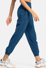 Elastic Waist Pocket Jogger Sweatpants - Mayzia