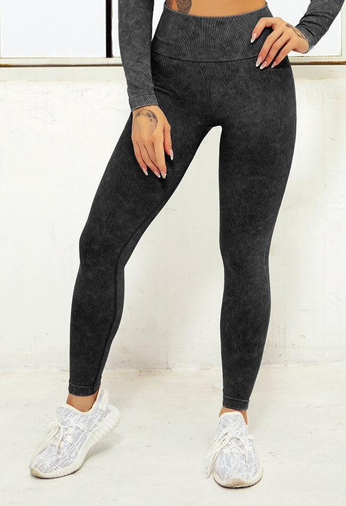 Feather High Rise Seamless Legging - Ezra - Mayzia