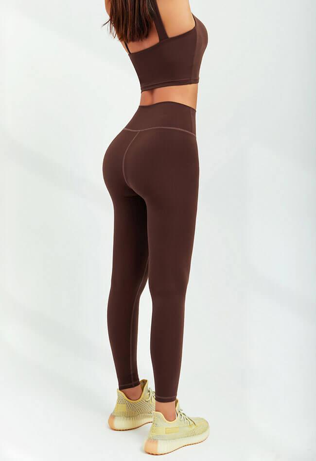 High Waist Compression Elastic Legging - Selma - Mayzia