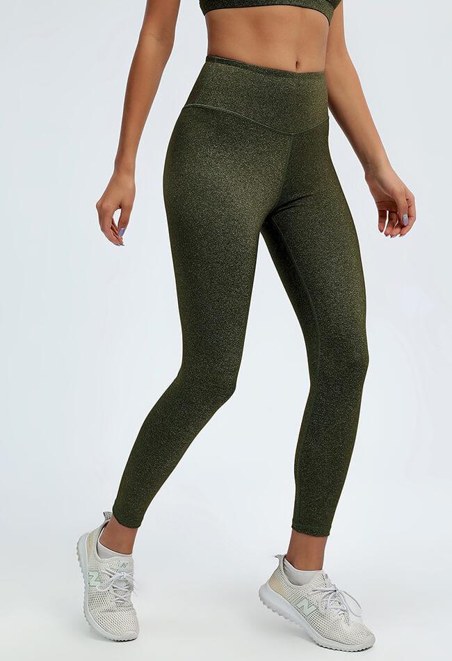 High-Waist Fine Flash Legging - Beyond - Mayzia