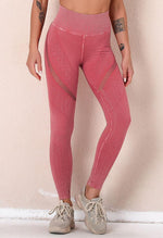 High-Waist Mesh Seamless Legging - Haven - Mayzia