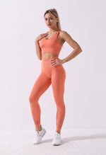 High-Waist Mesh Seamless Legging - Zephyr - Mayzia