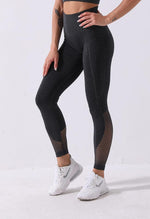 High-Waist Mesh Seamless Legging - Zephyr - Mayzia