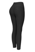 High-Waist Wood Textured  Butt Lifting Legging - Mayzia