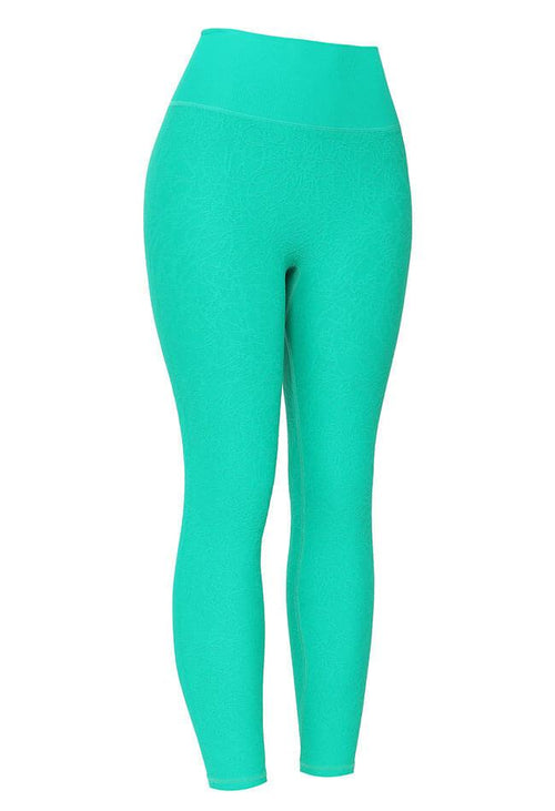 High-Waist Wood Textured  Butt Lifting Legging - Mayzia