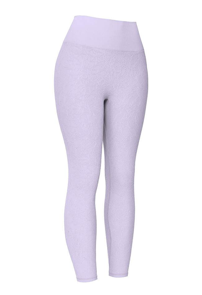 High-Waist Wood Textured  Butt Lifting Legging - Mayzia