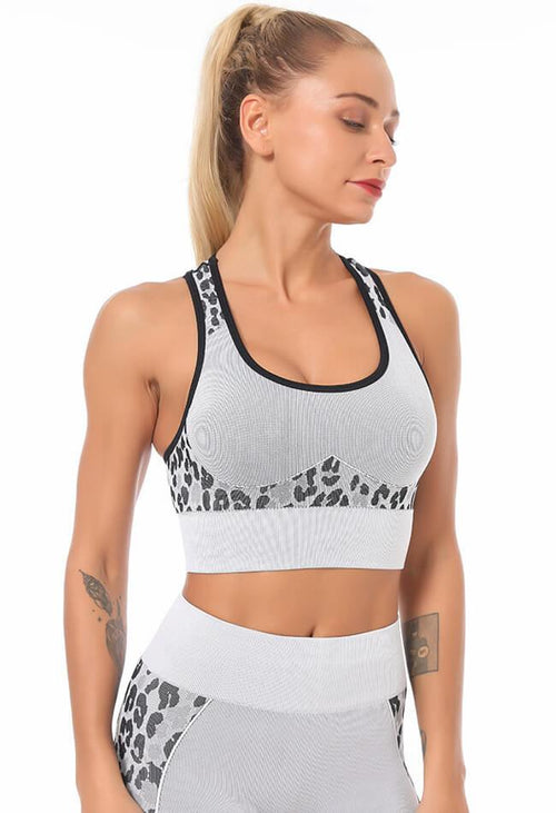 Leopard Print Sports Bra - Mayzia