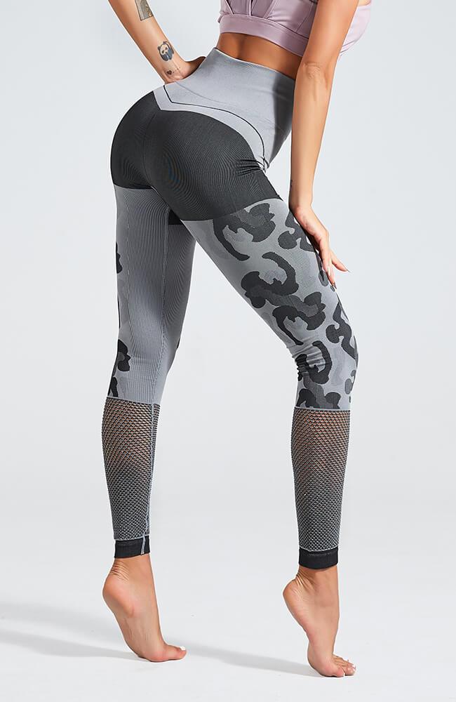 Mesh Camo Seamless Legging - Mayzia