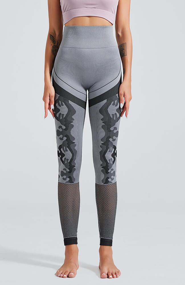 Mesh Camo Seamless Legging - Mayzia