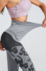 Mesh Camo Seamless Legging - Mayzia