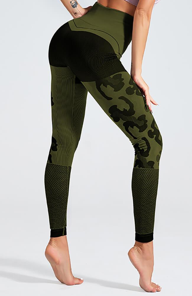 Mesh Camo Seamless Legging - Mayzia