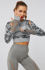 Mesh Camo Top - Mayzia