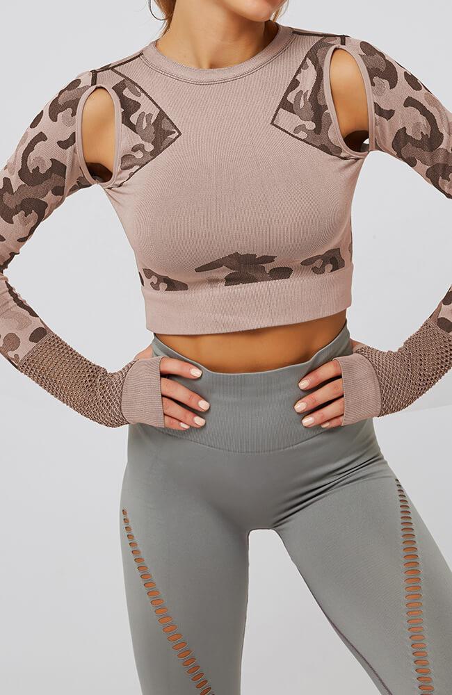 Mesh Camo Top - Mayzia