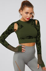 Mesh Camo Top - Mayzia