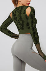 Mesh Camo Top - Mayzia