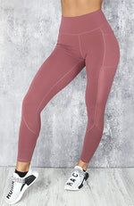 Mesh Pocket Fitness Legging - Mayzia