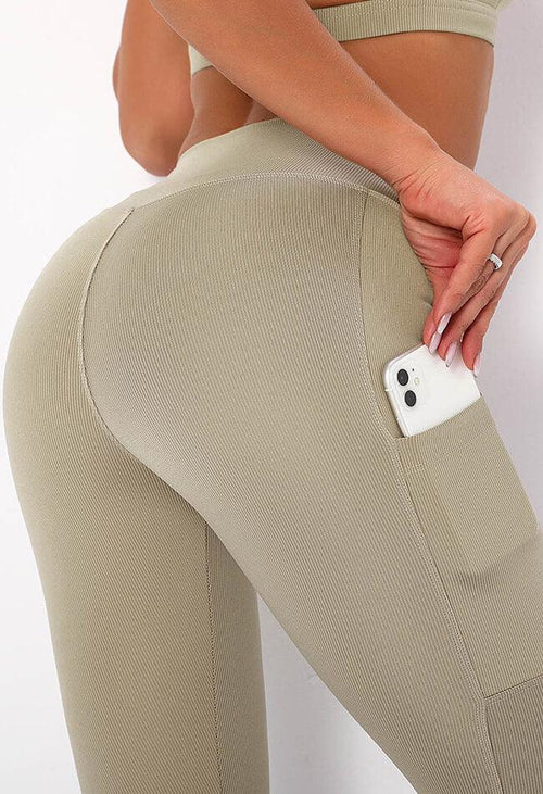 Mid-Waist Pocket Legging - Lyrical - Mayzia