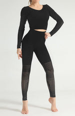 Ombre Hollow Legging - Mayzia