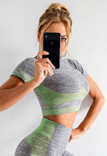 Ombre power Seamless T-shirt - Mayzia