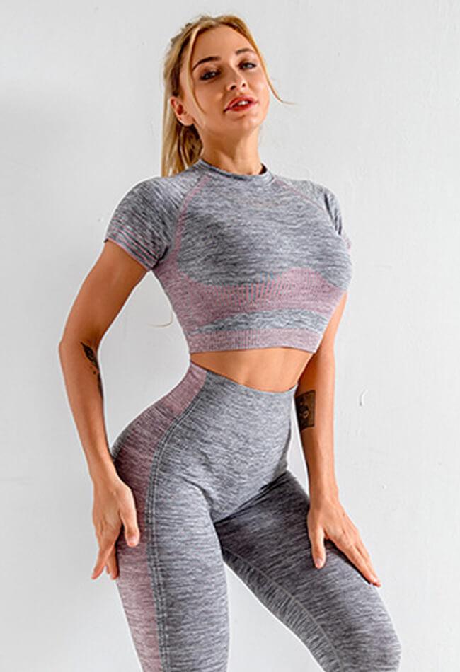 Ombre power Seamless T-shirt - Mayzia