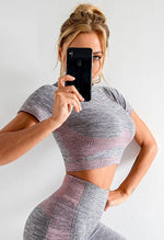 Ombre power Seamless T-shirt - Mayzia