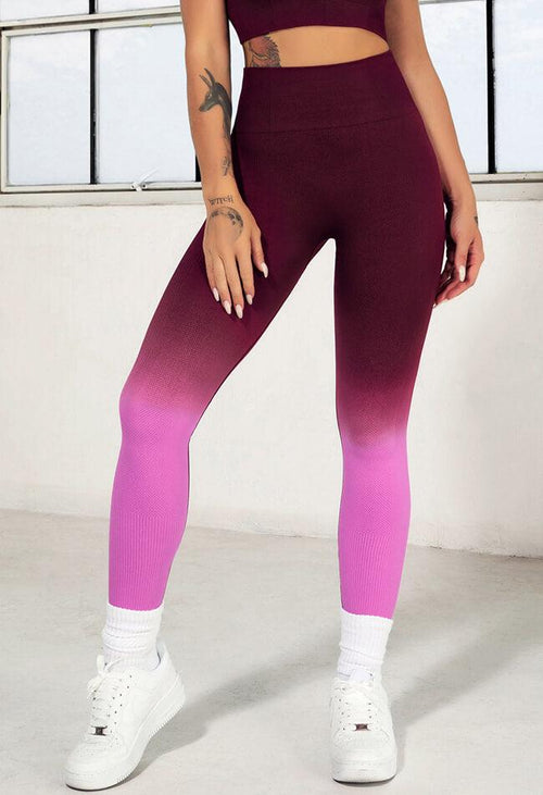 Ombre Seamless High-Waist Legging - Galaxy - Mayzia