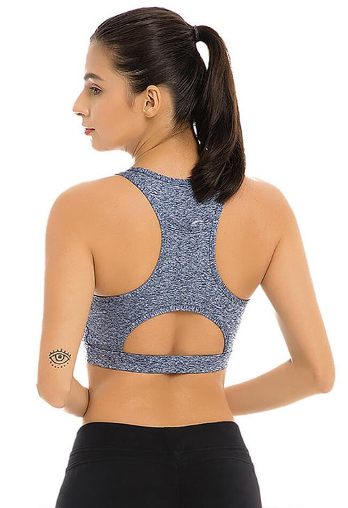 Pocket Racerback Sports Bra - Mayzia