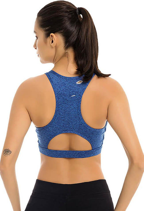 Pocket Racerback Sports Bra - Mayzia