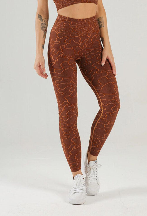 Puzzle Pattern Seamless Legging - GEO - Mayzia