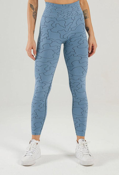 Puzzle Pattern Seamless Legging - GEO - Mayzia