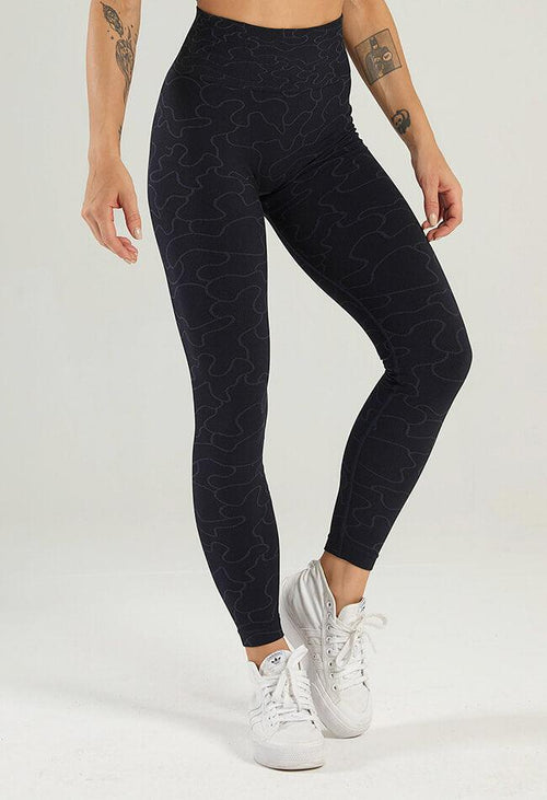 Puzzle Pattern Seamless Legging - GEO - Mayzia