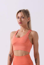 Racerback Longline Seamless Sports Bra - Zephyr - Mayzia