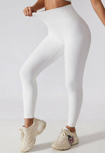 Ribbed Butt Lift Tummy Control Legging - Breathe - Mayzia