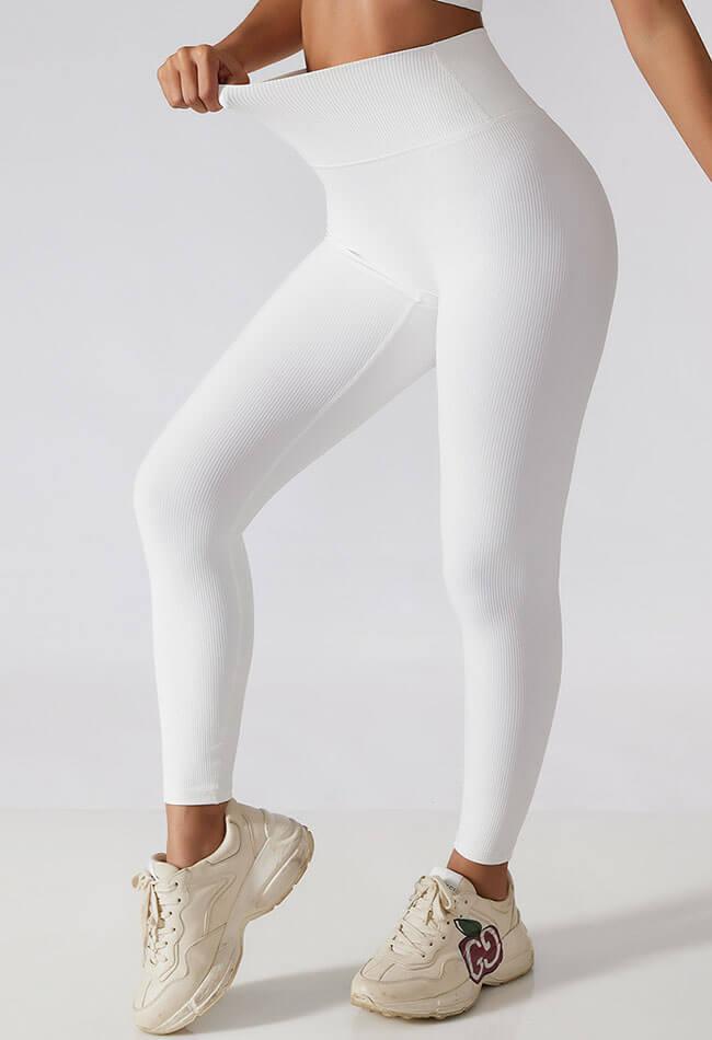 Ribbed Butt Lift Tummy Control Legging - Breathe - Mayzia