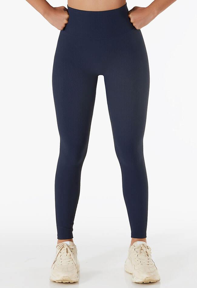 Ribbed Butt Lift Tummy Control Legging - Breathe - Mayzia