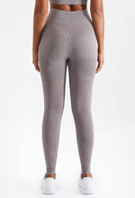 Ribbed High Elastic Seamless Legging - Senta - Mayzia