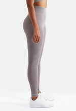 Ribbed High Elastic Seamless Legging - Senta - Mayzia