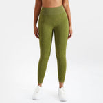 Ribbed High Elastic Seamless Legging - Senta - Mayzia