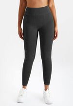 Ribbed High Elastic Seamless Legging - Senta - Mayzia