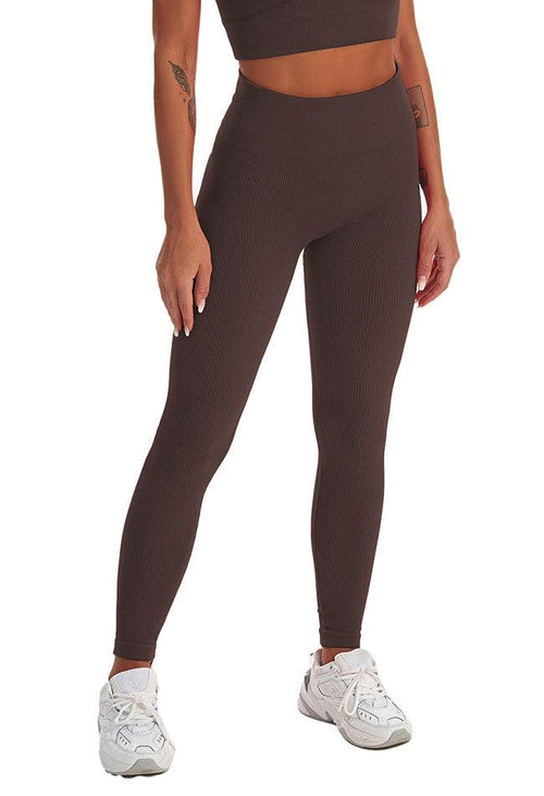 Seamless Control Ribbed Legging - Focus - Mayzia